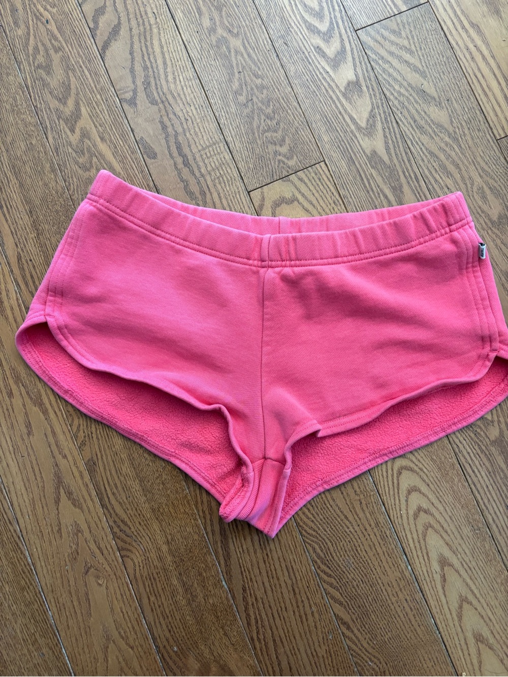 TNA Pink Fleece Dolphin Shorts